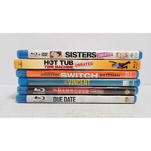 COMEDY 6 CT BLU-RAY LOT HOT TUB TIME MACHINE HANGOVER DUE DATE ST VINCENT